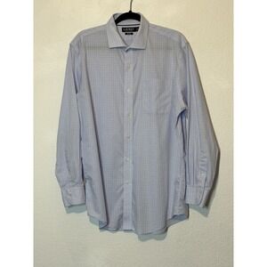 Ralph Lauren Black Label Mens Shirt Blue Long Sleeve Size 17‎ 34/35 Slim